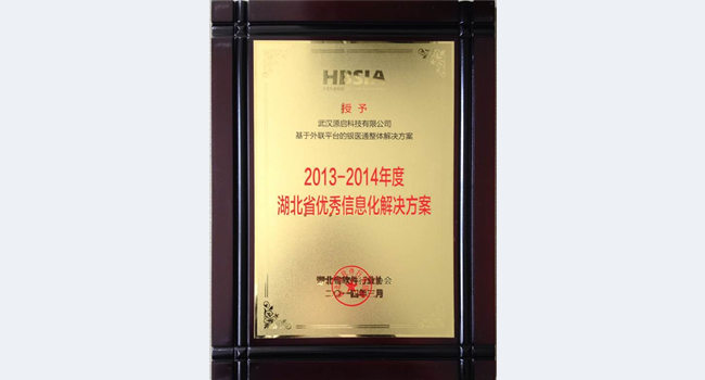 2014年度中国优秀软件产品